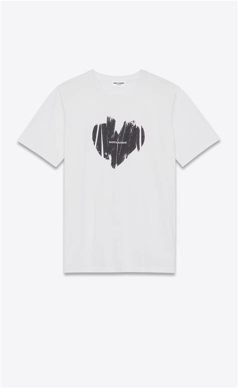 ysl heart shirt|Saint Laurent.